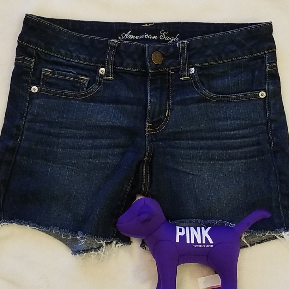 Women's American Eagle Jeans Size 6 Stretch Dark - Picture 1 of 5